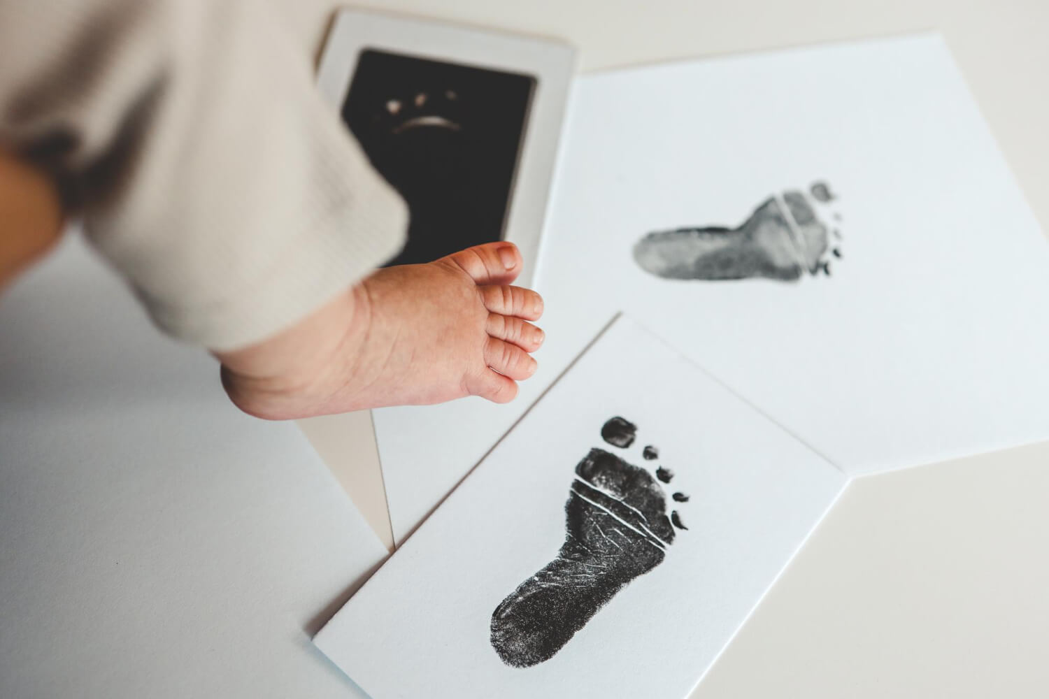 Newborn Baby Footprint Ink Stamp