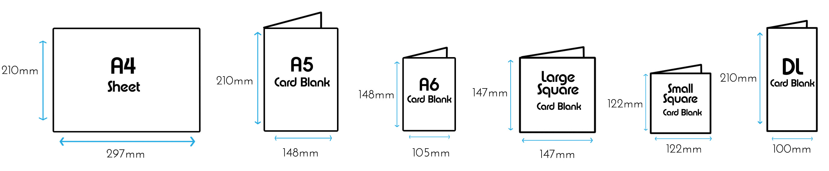 Card Envelope Sizes Chart