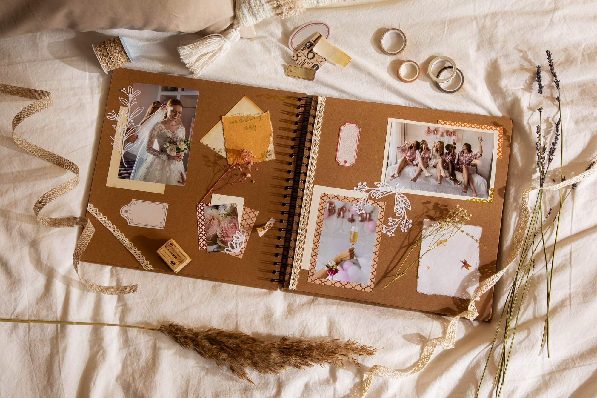 Scrapbook inspired photo cards